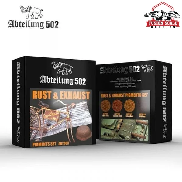 Abteilung 502 Rust & Exhaust Pigments Set ABT403