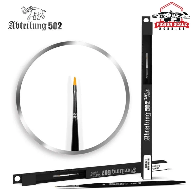 Abteilung 502 Size 1 Flat Paint Brush ABT835-1
