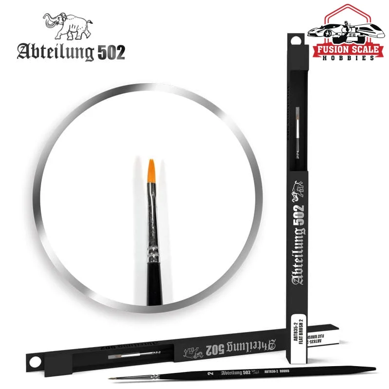 Abteilung 502 Size 2 Flat Paint Brush ABT835-2
