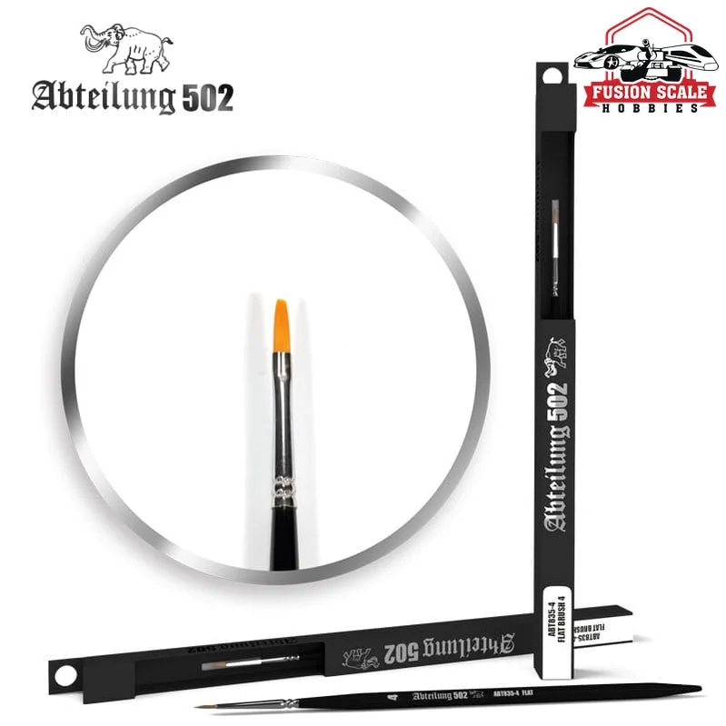 Abteilung 502 Size 4 Flat Paint Brush ABT835-4