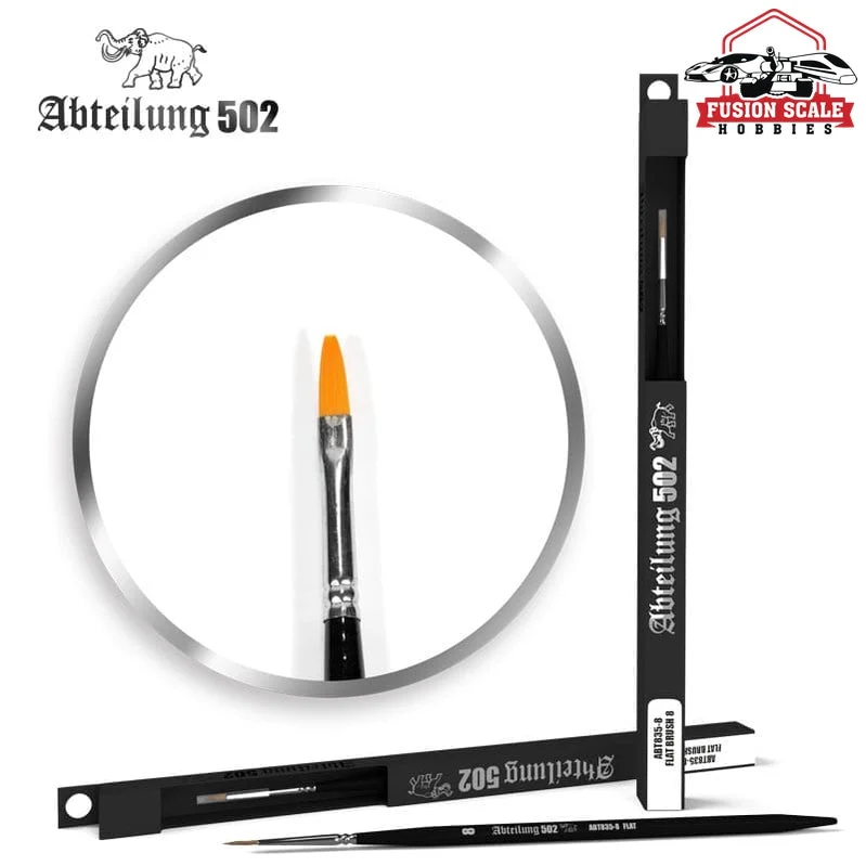 Abteilung 502 Size 8 Flat Paint Brush ABT835-8