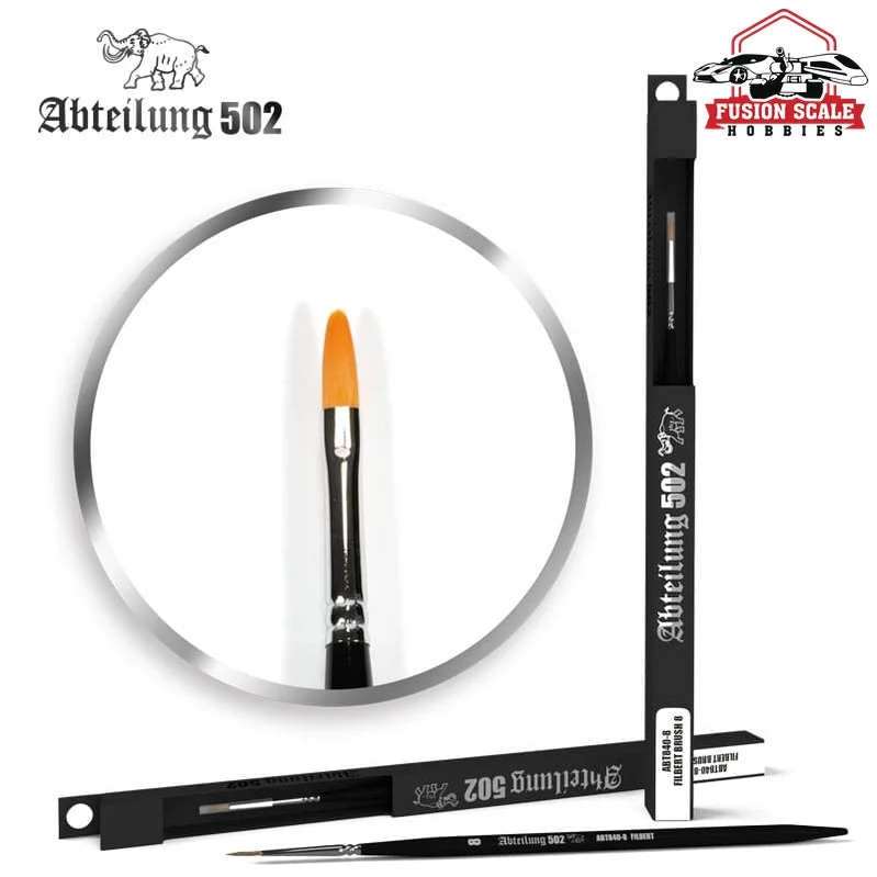 Abteilung 502 Size 8 Filbert Paint Brush ABT840-8