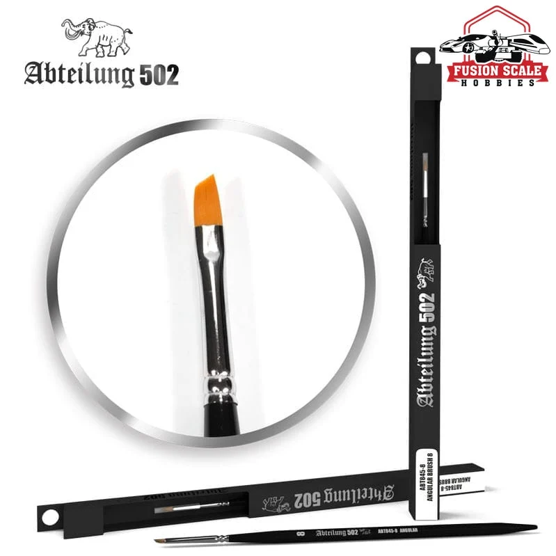 Abteilung 502 Size 8 Angular Paint Brush ABT845-8