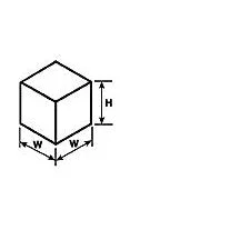 Plastruct 1/2" Clear Acrylic Cube (10 per pack)