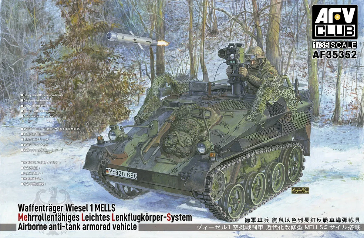 1/35 AFV Waffenträger Wiesel 1 MELLS AF35352 - AFV Club Models