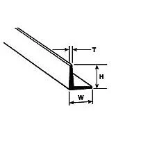 Plastruct 5/16"Polystyrene Angle (.313 or 7.9mm) 24" length (4 per pack)