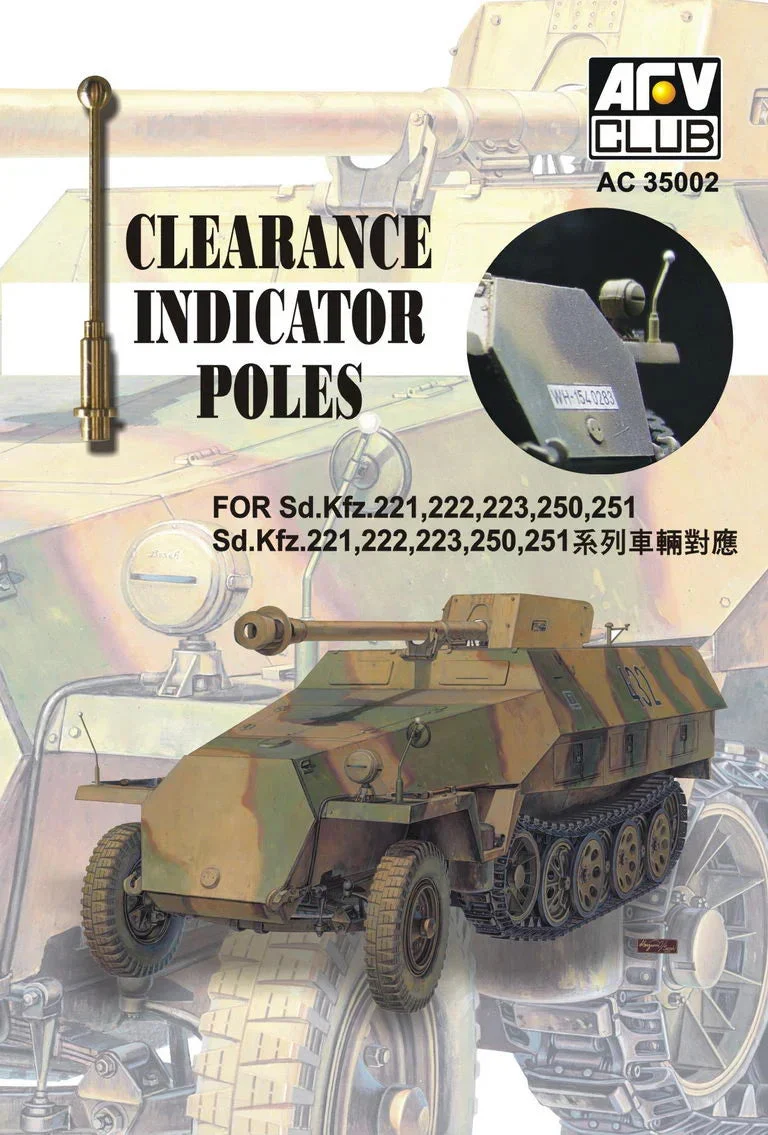 1/35 AFV Clearance Indicator Poles AC35002 - AFV Club Models