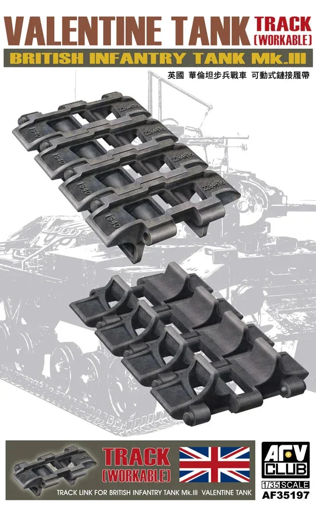 1/35 AFV Track Link for Valentine Tank - AF35197