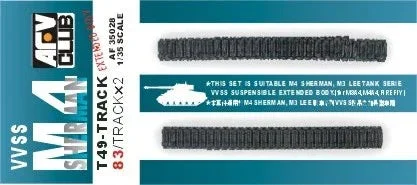 1/35 AFV M4A4 VVSS T49 Track for M4 - AF35028