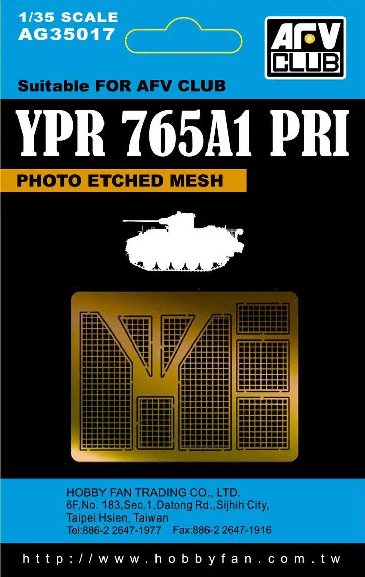 1/35 AFV Photo Etched Mesh for YPR765A1 PRI - AG35017