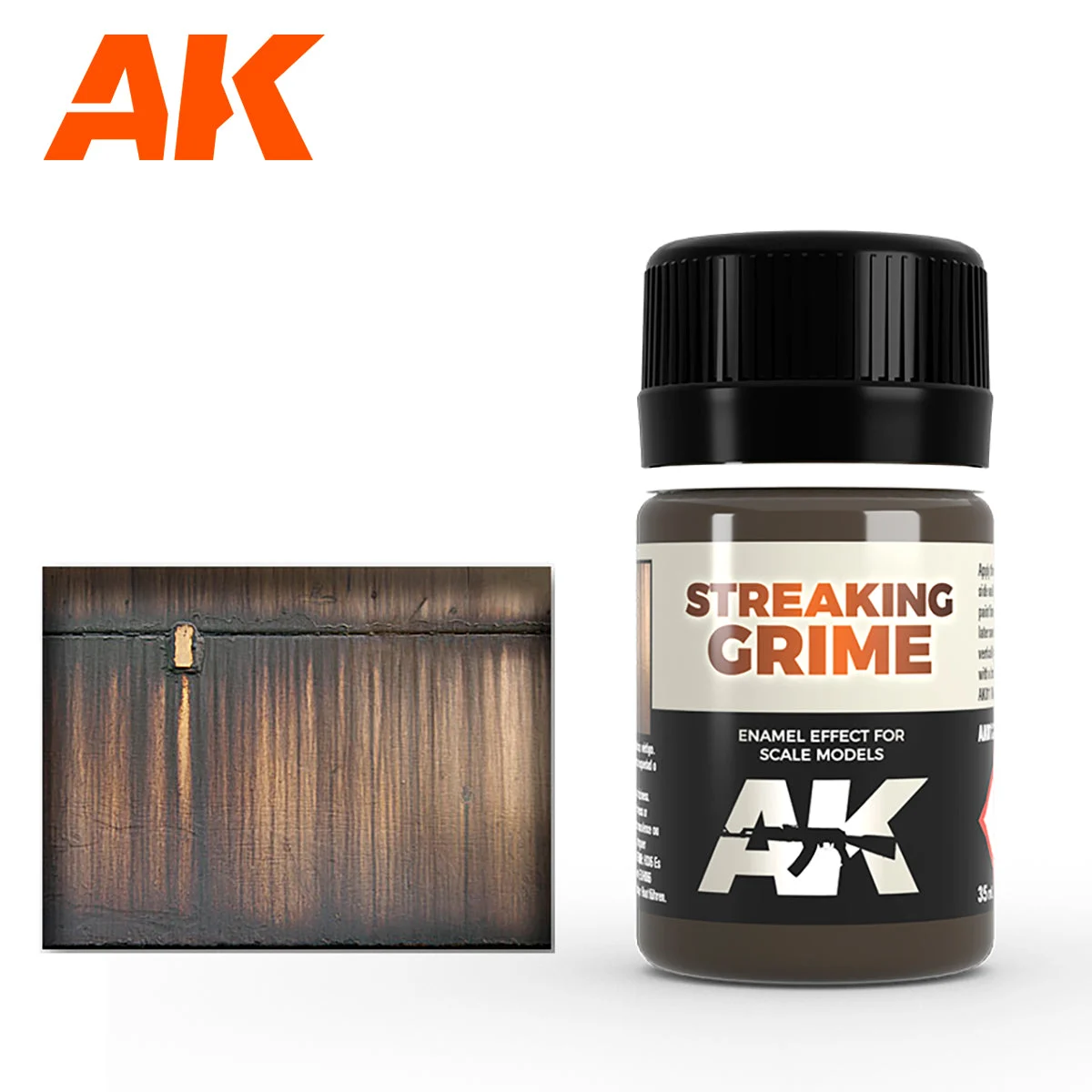 AK Interactive Streaking Grime Enamel Paint 35ml Bottle