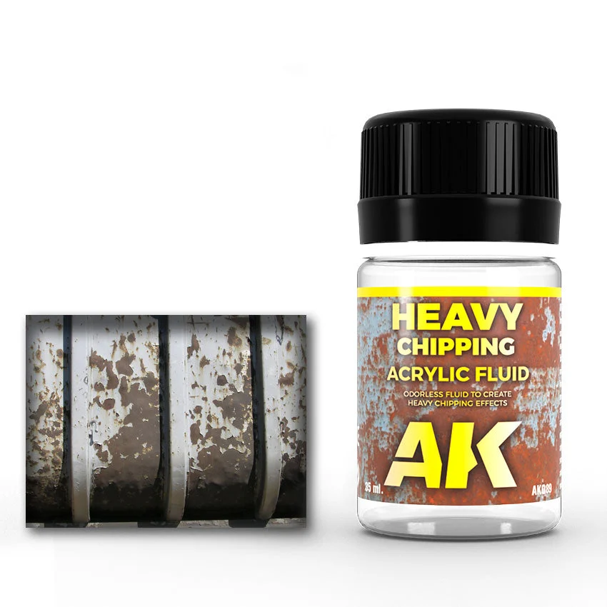 AK Interactive Heavy Chipping Effects Acrylic Paint 35ml Bottle