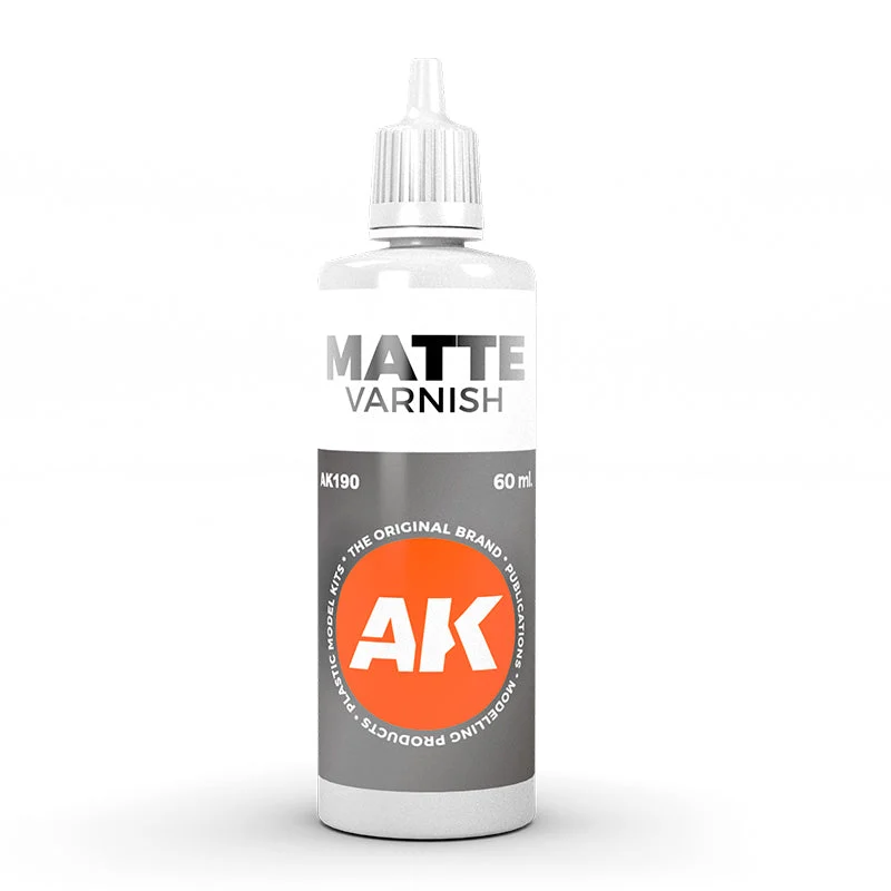 AK Interactive Matte Finish Top Quality Varnish 60ml Bottle