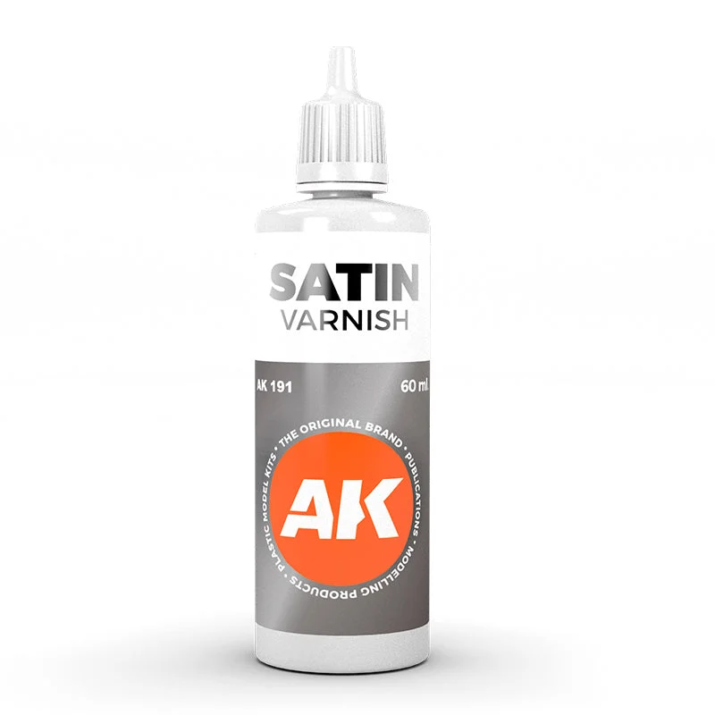 AK Interactive Satin Finish Top Quality Varnish 60ml Bottle