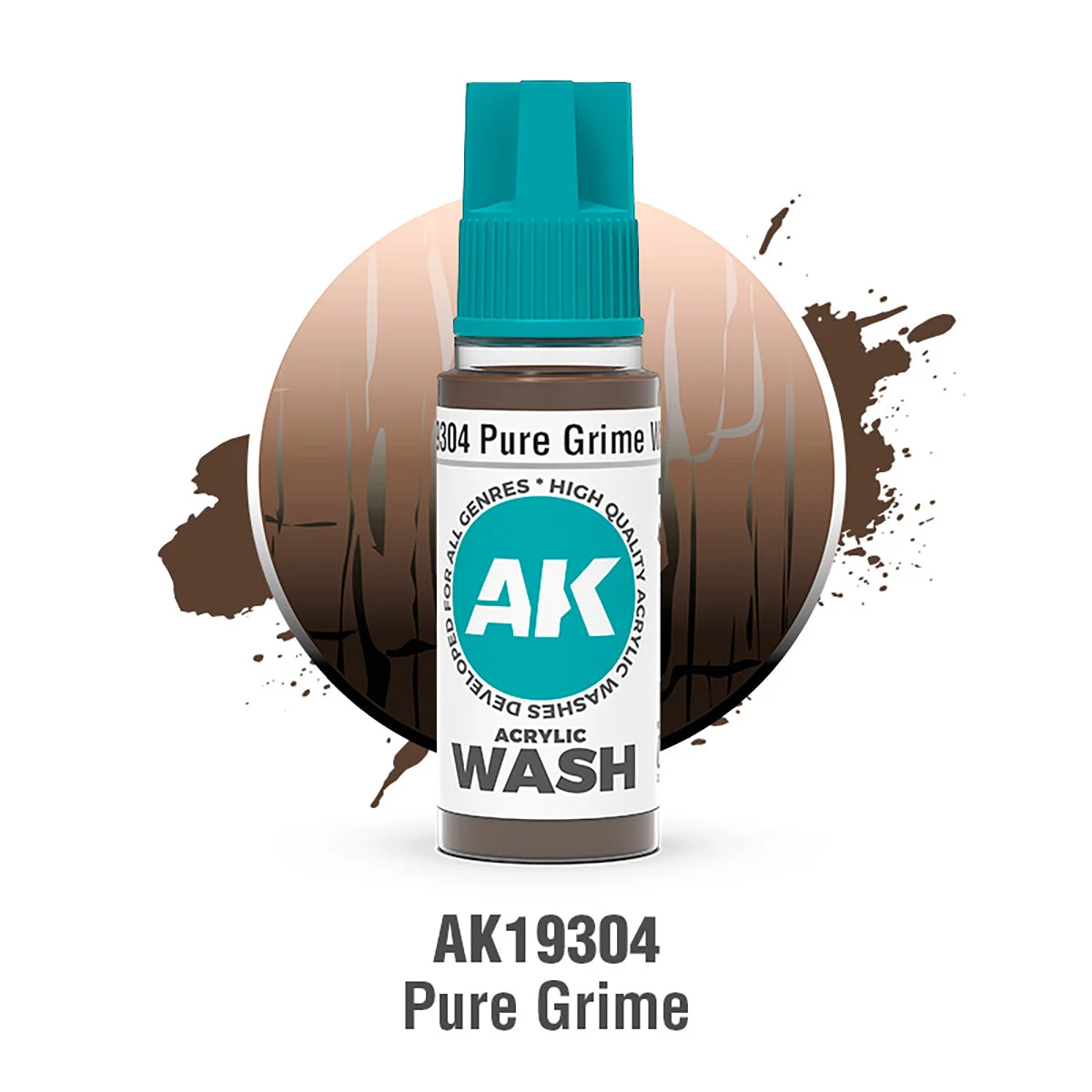 AK Interactive Pure Grime Acrylic Wash - AK19304