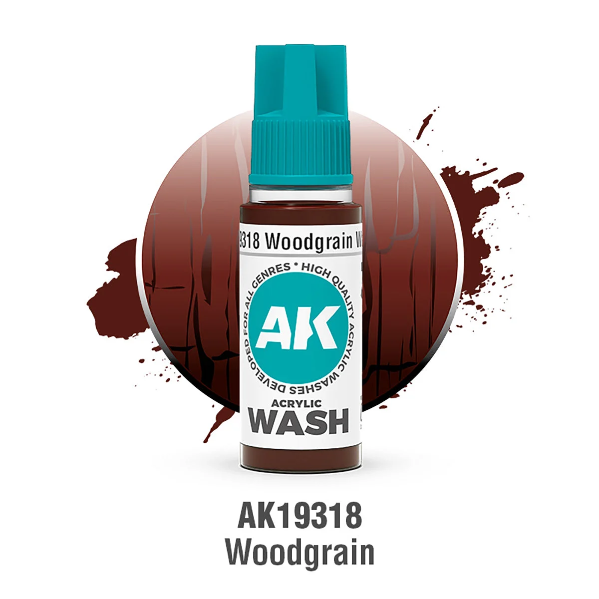 AK Interactive Woodgrain Acrylic Wash - AK19318
