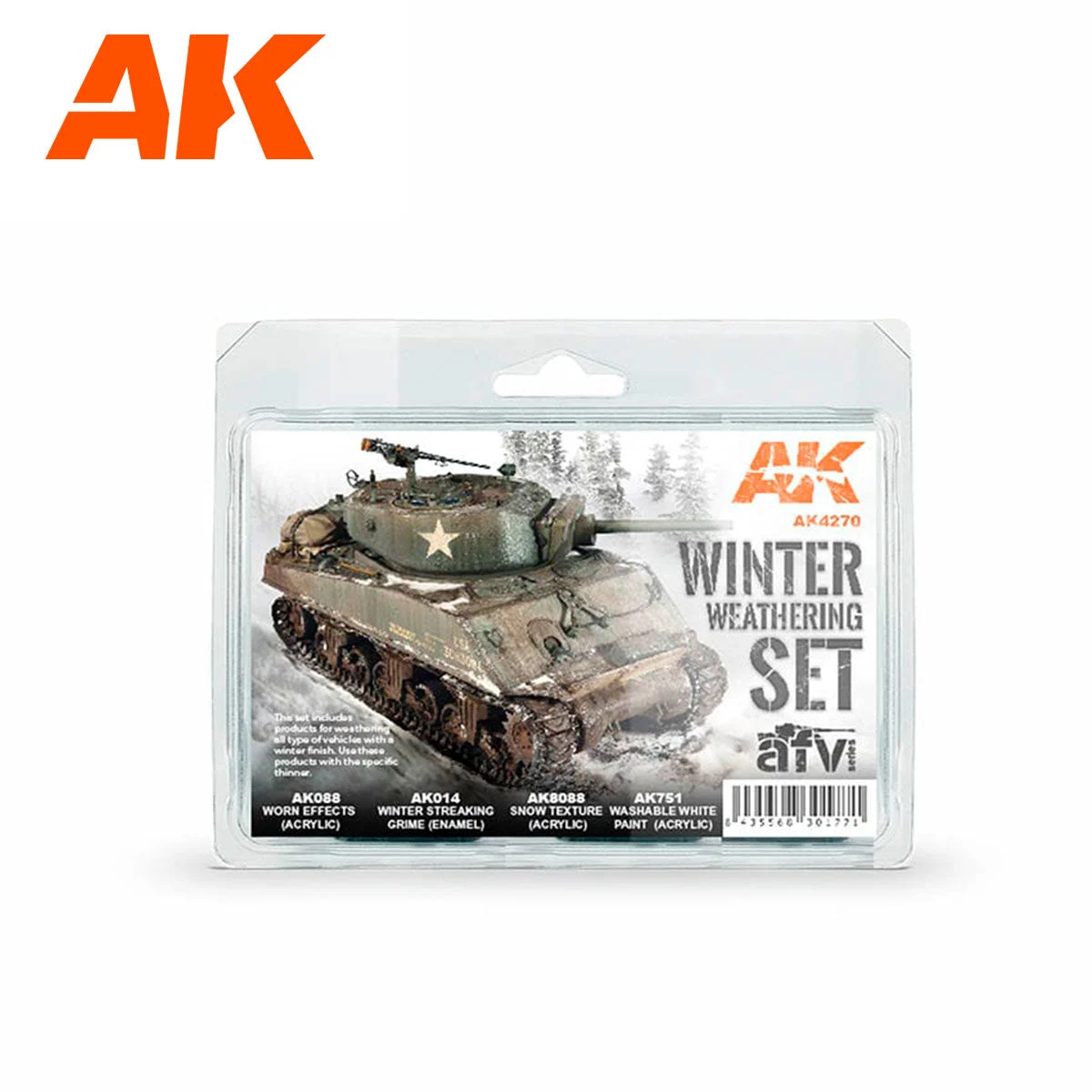 AK Interactive Winter Weathering Set