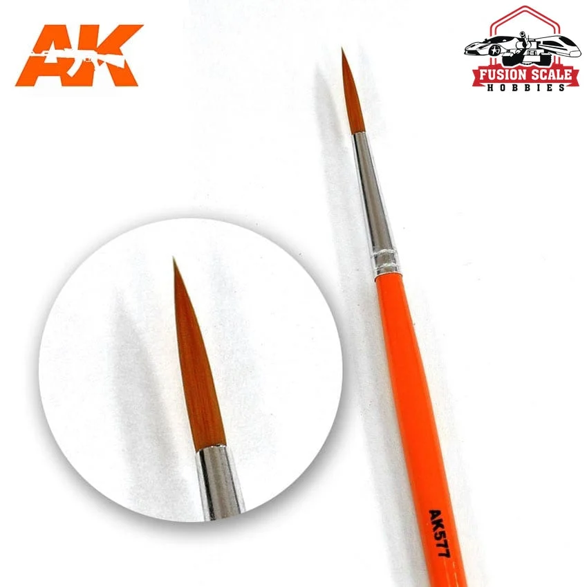AK Interactive Fine Long Weathering Paint Brush AKI577