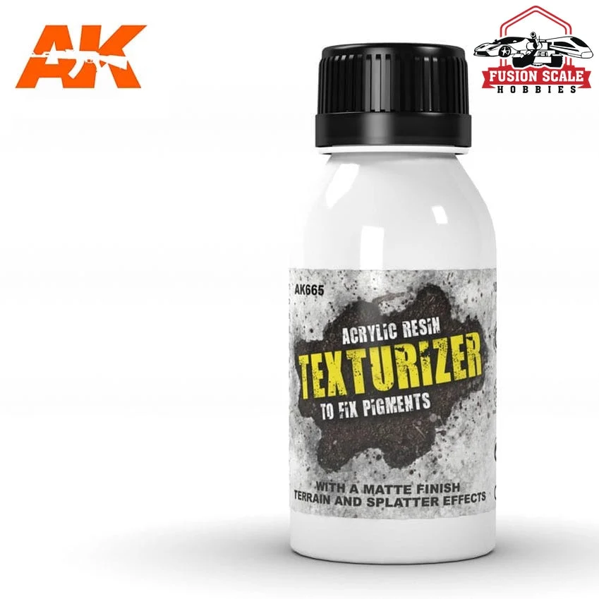 AK Interactive Texturizer Acrylic Resin for Pigments 100ml Bottle AKI665