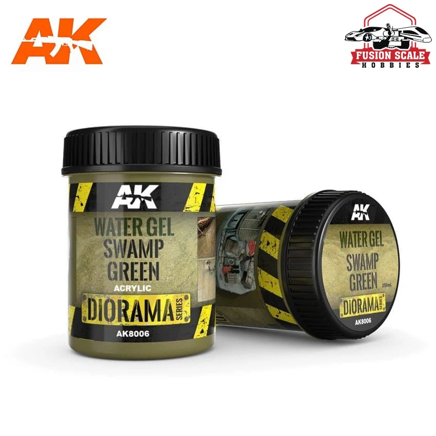 AK Interactive Water Gel Swamp Green 250ml