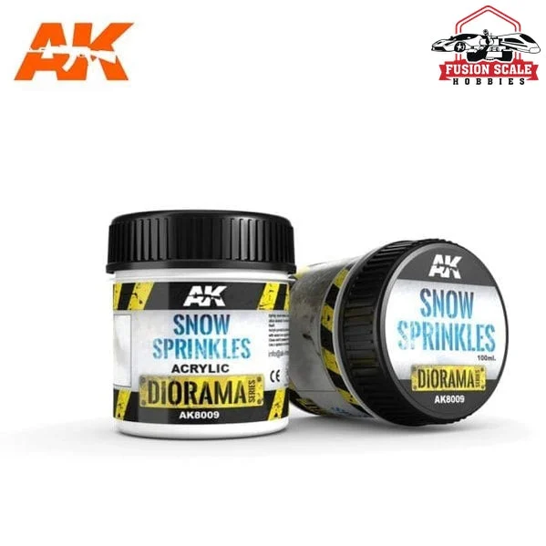 AK Interactive Snow Sprinkles Texture 100ml