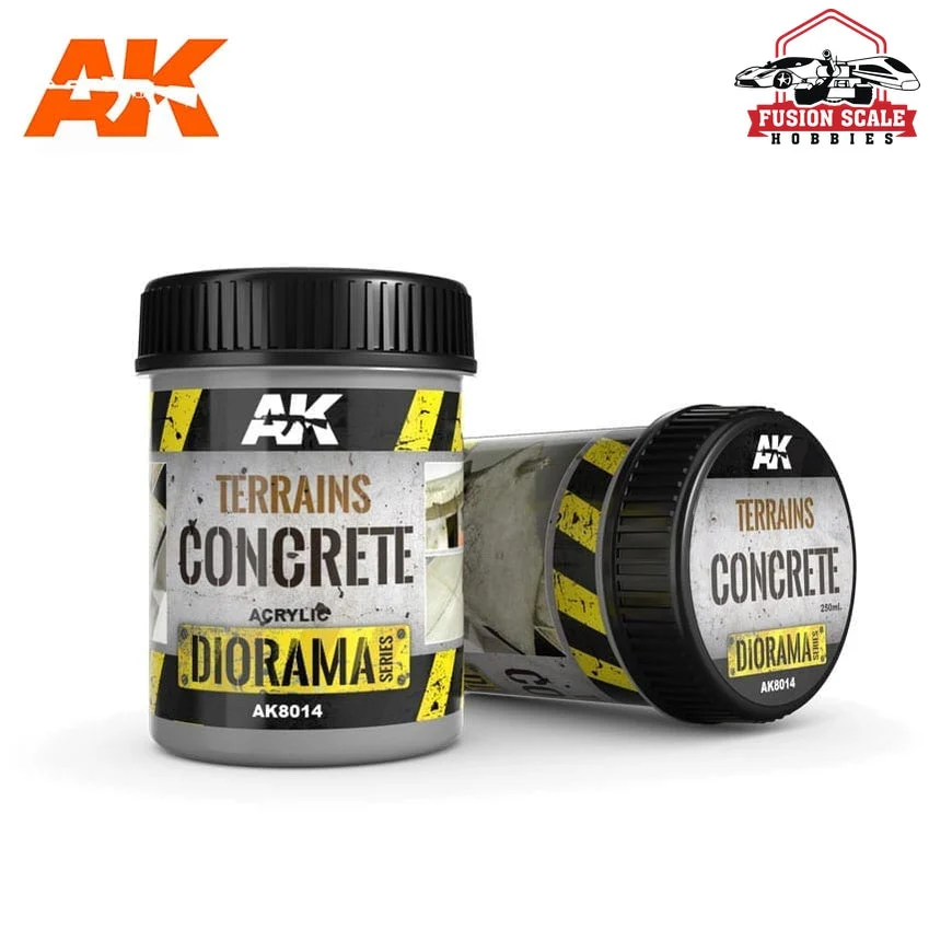 AK Interactive Terrains Concrete Texture 250ml