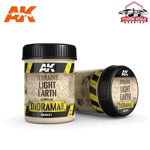 AK Interactive Terrains Light Earth Texture 250ml