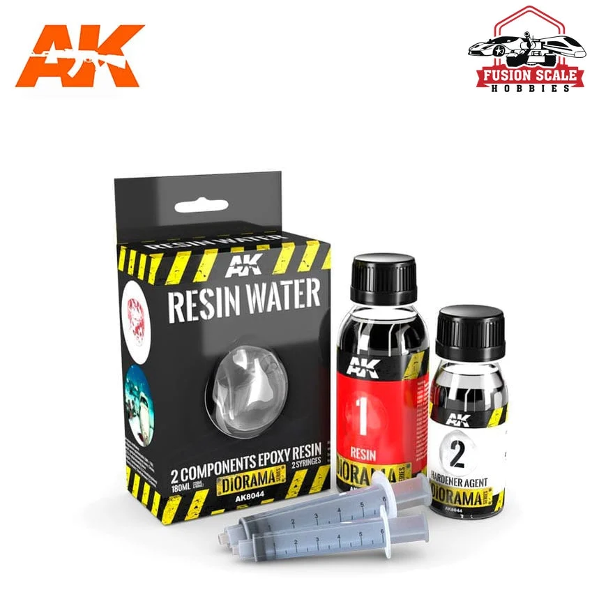 AK Interactive Resin Water 2 Part Epoxy Resin 180ml