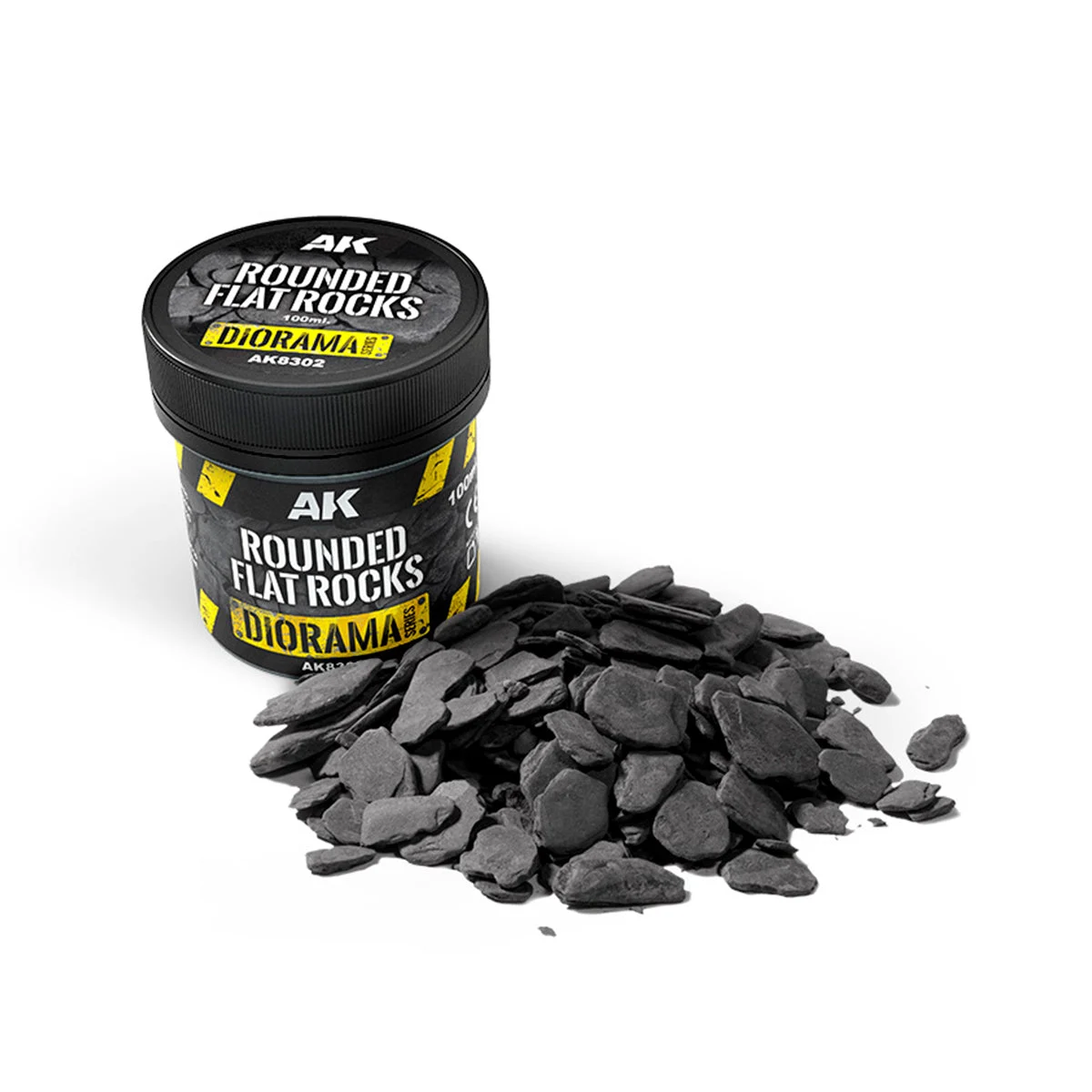 AK Interactive Rounded Flat Rocks 100ml - 8302