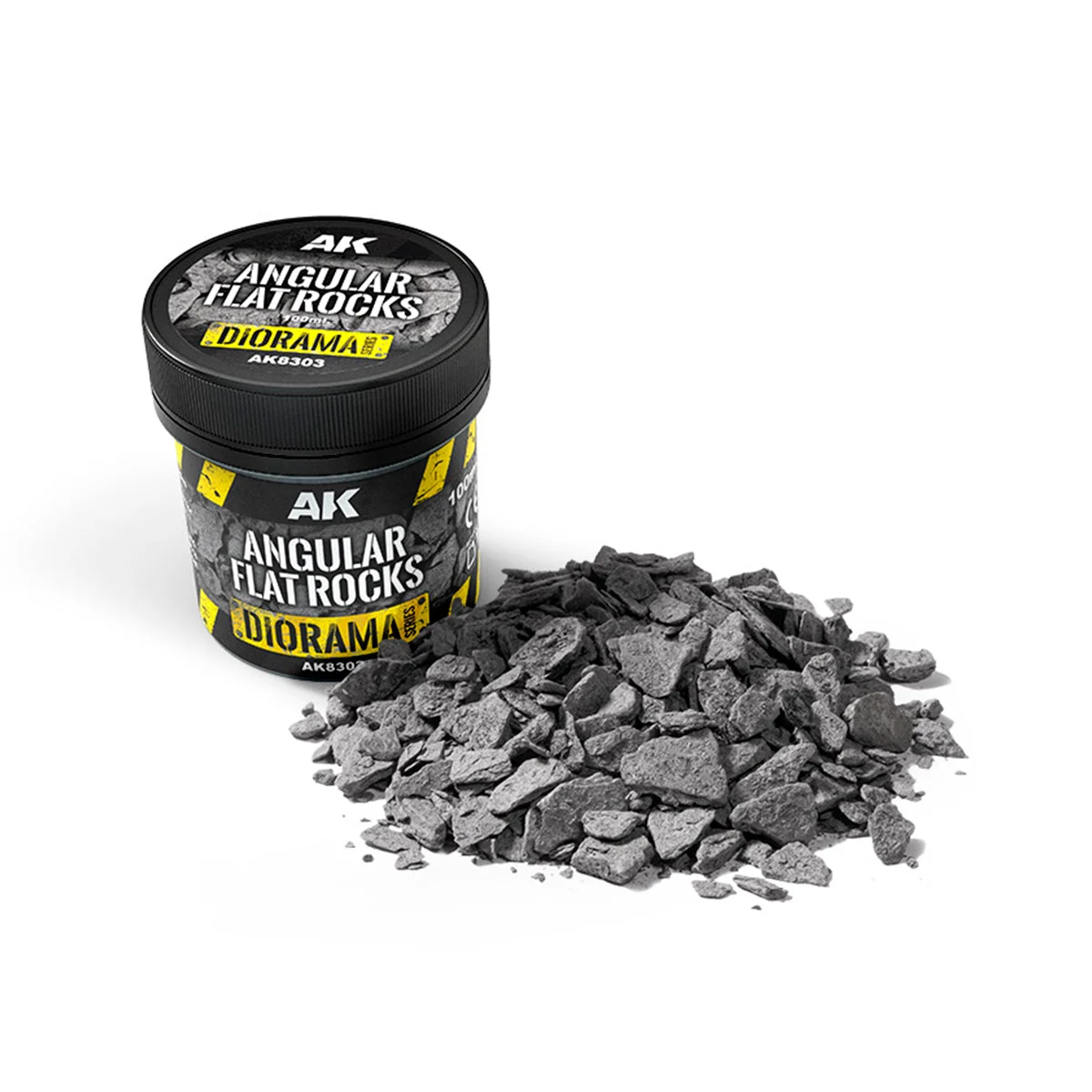 AK Interactive Angular Flat Rocks 100ml - 8303