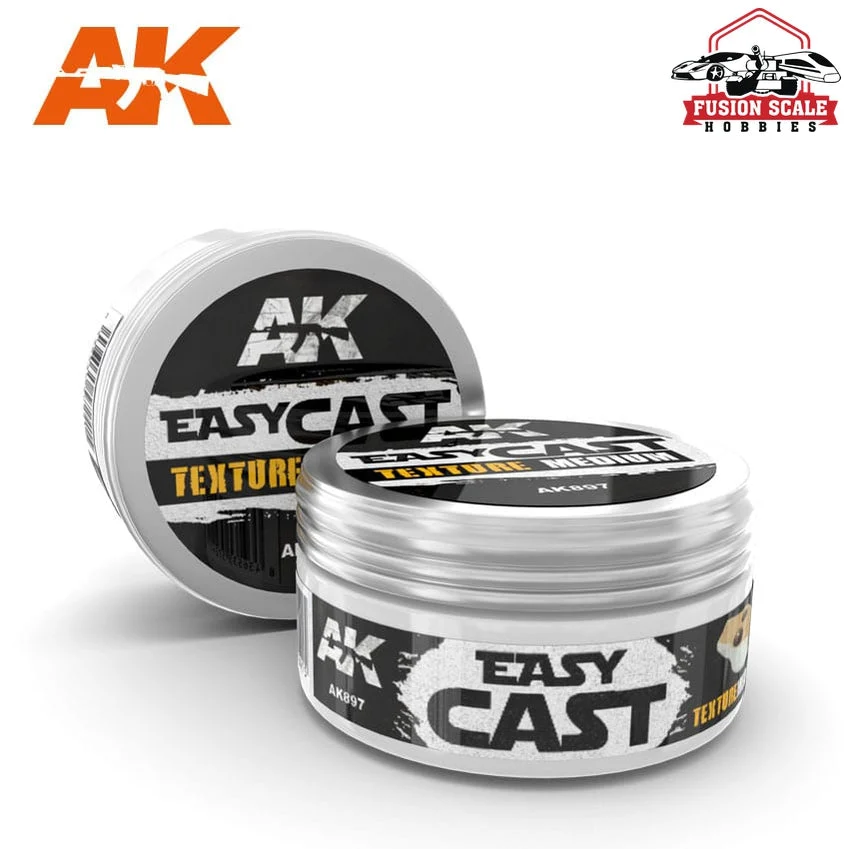 AK Interactive Easy Cast Texture Medium 75ml Jar
