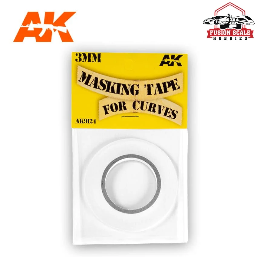 AK Interactive Masking Tape for Curves 3mm AKI9124