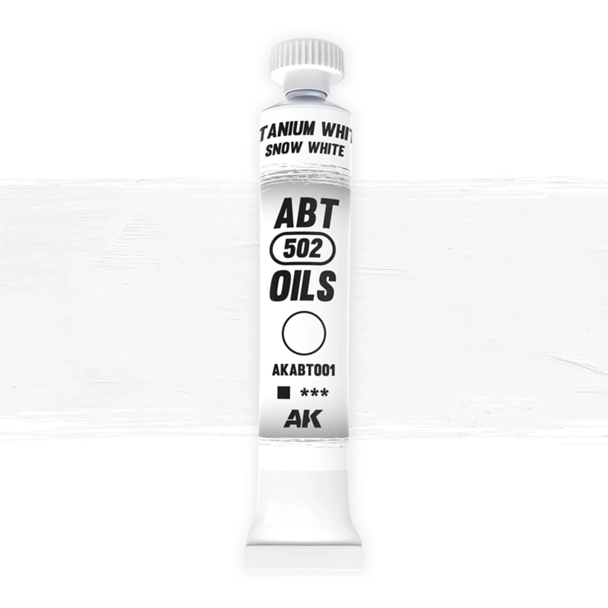 Abteilung 502 Oil Paint Snow White 20ml Tube - AKABT001