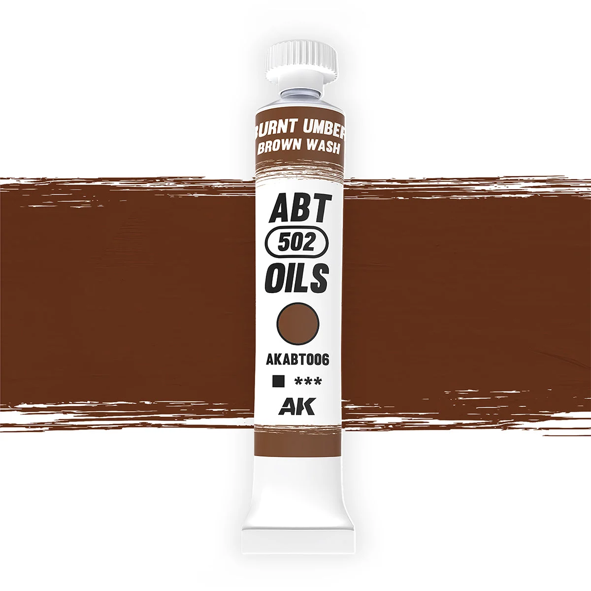 Abteilung 502 Oil Paint Burnt Umber 20ml Tube AKABT006