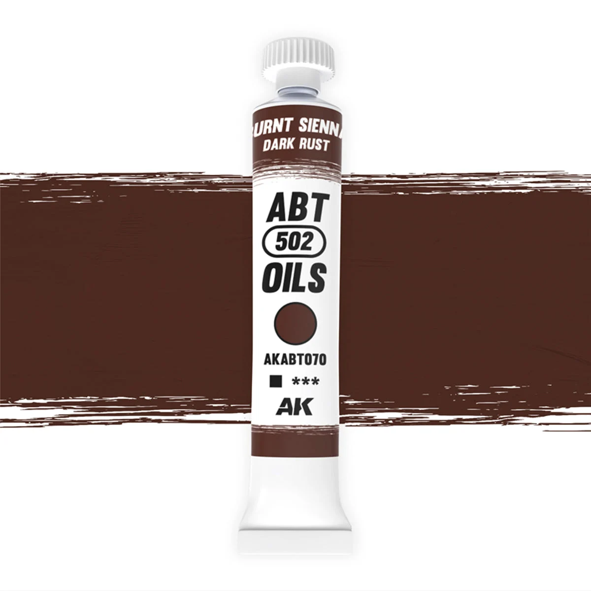Abteilung 502 Oil Paint Burnt Sienna / Dark Rust 20ml Tube AKABT070