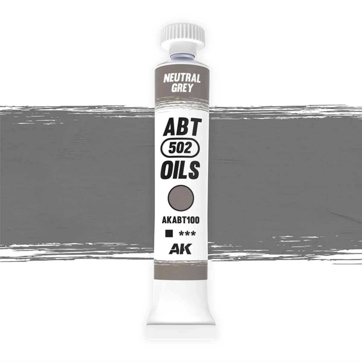 Abteilung 502 Oil Paint Neutral Gray 20ml Tube AKABT100