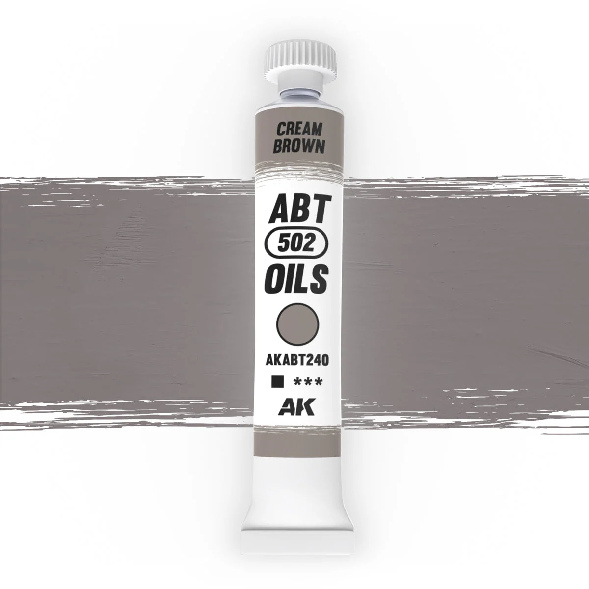 Abteilung 502 Oil Paint Cream Brown 20ml Tube AKABT240