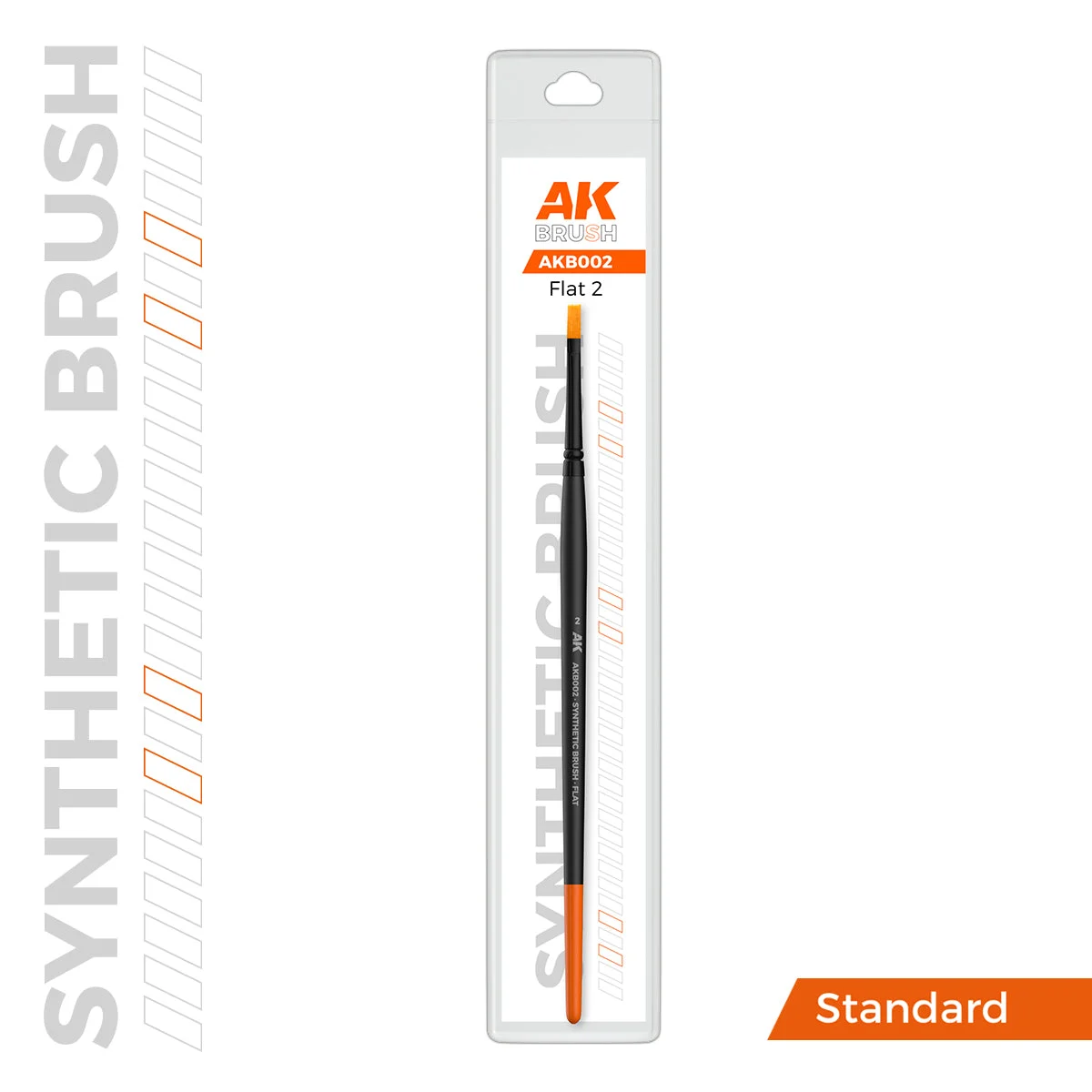 AK Interactive Synthetic Brush Flat 2