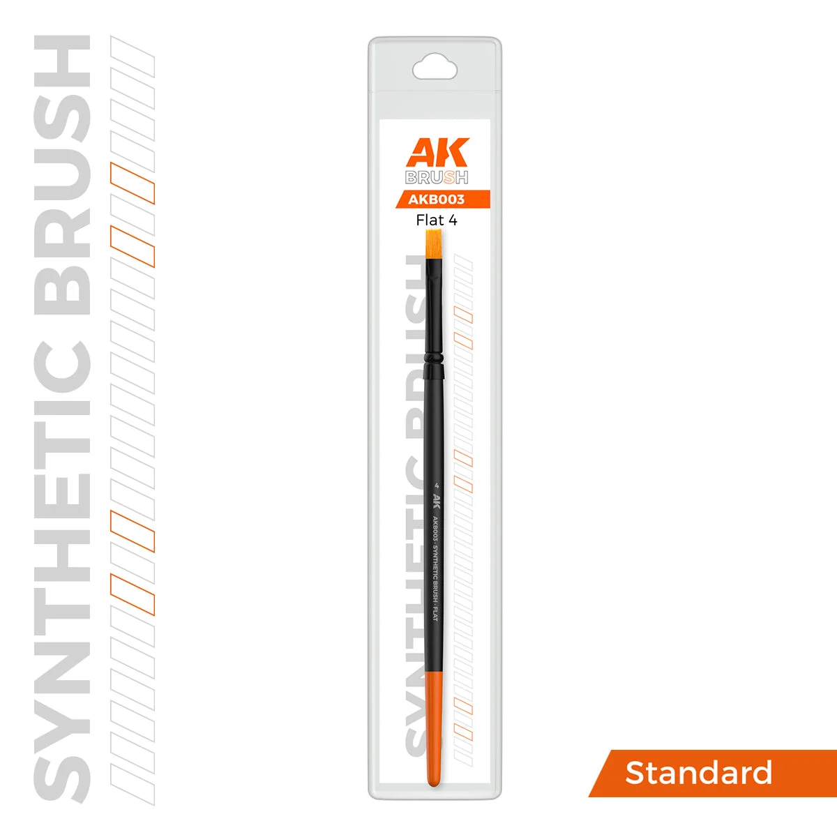 AK Interactive Synthetic Brush Flat 4