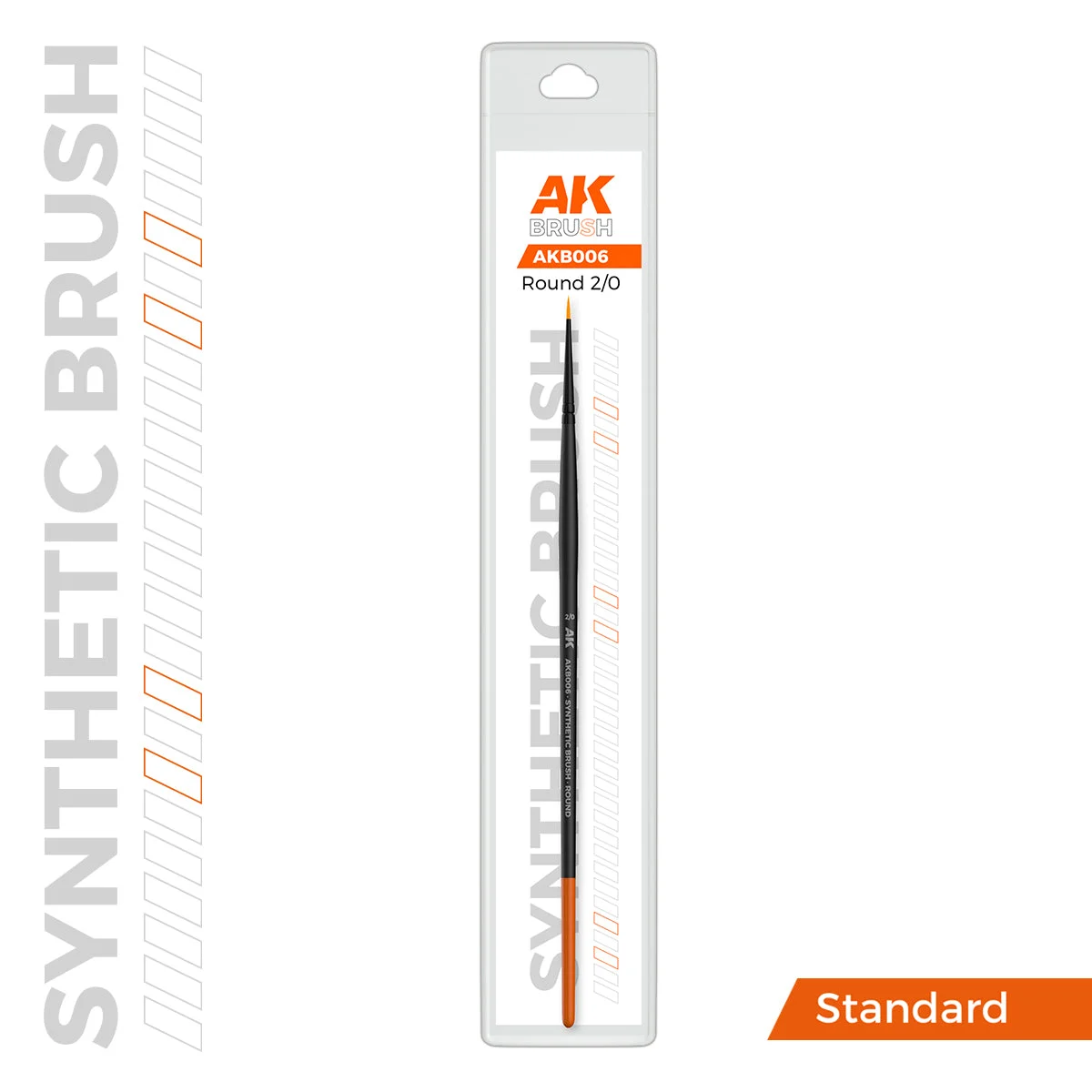 AK Interactive Synthetic Brush Round 2/0