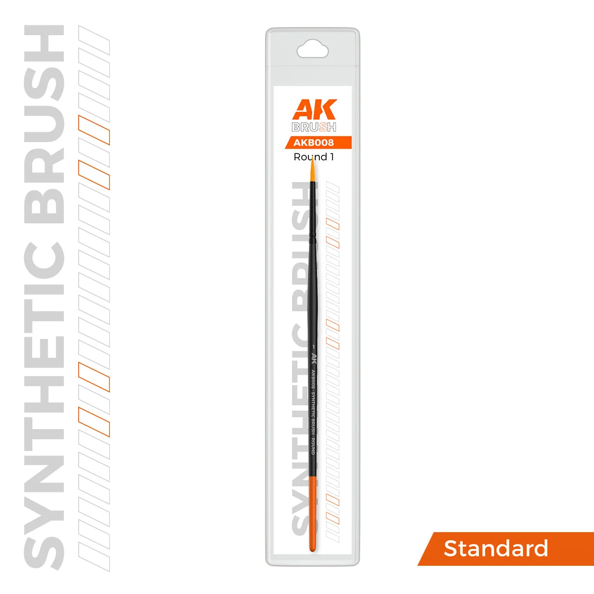 AK Interactive Synthetic Brush Round 1