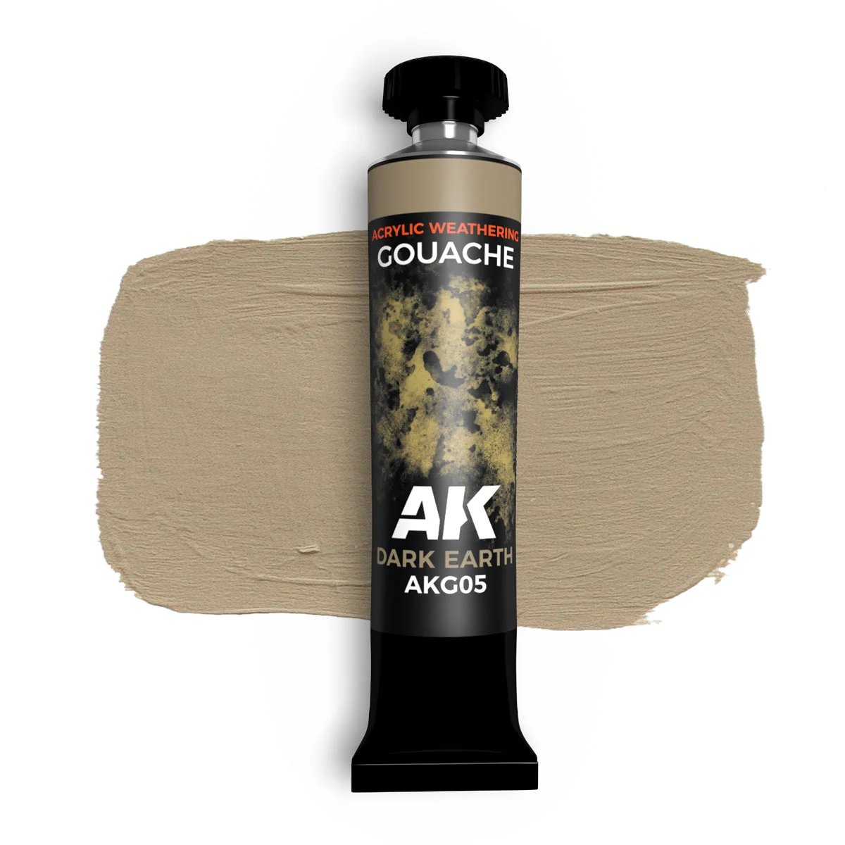 AK Interactive Gouache Dark Earth 20ml Tube