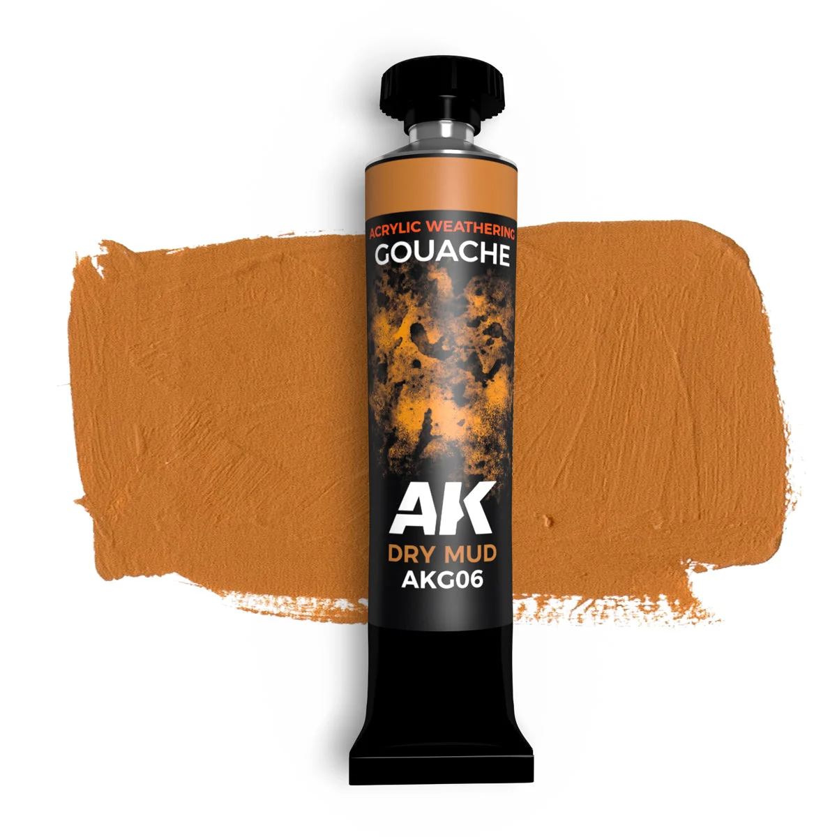 AK Interactive Gouache Dry Mud 20ml Tube