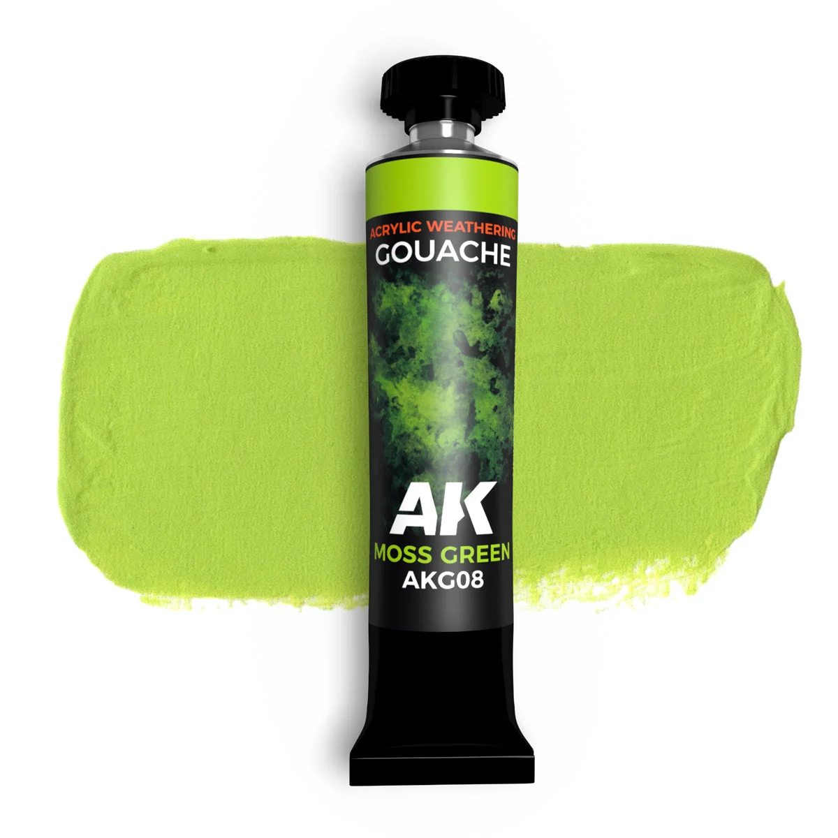 AK Interactive Gouache Moss Green 20ml Tube