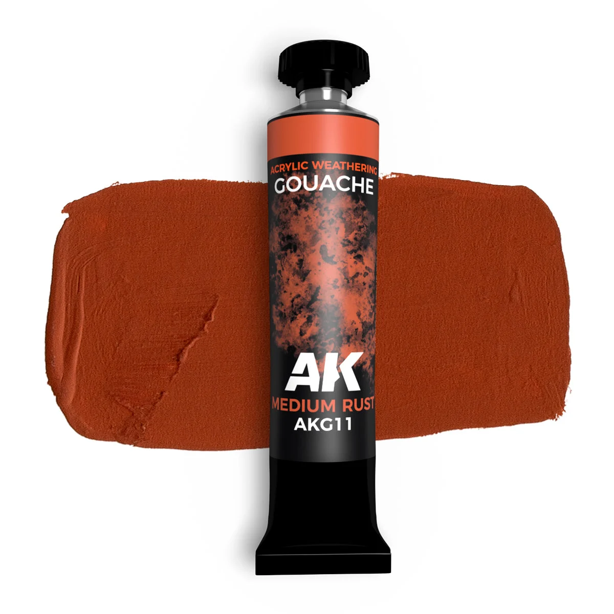 AK Interactive Gouache Medium Rust 20ml Tube