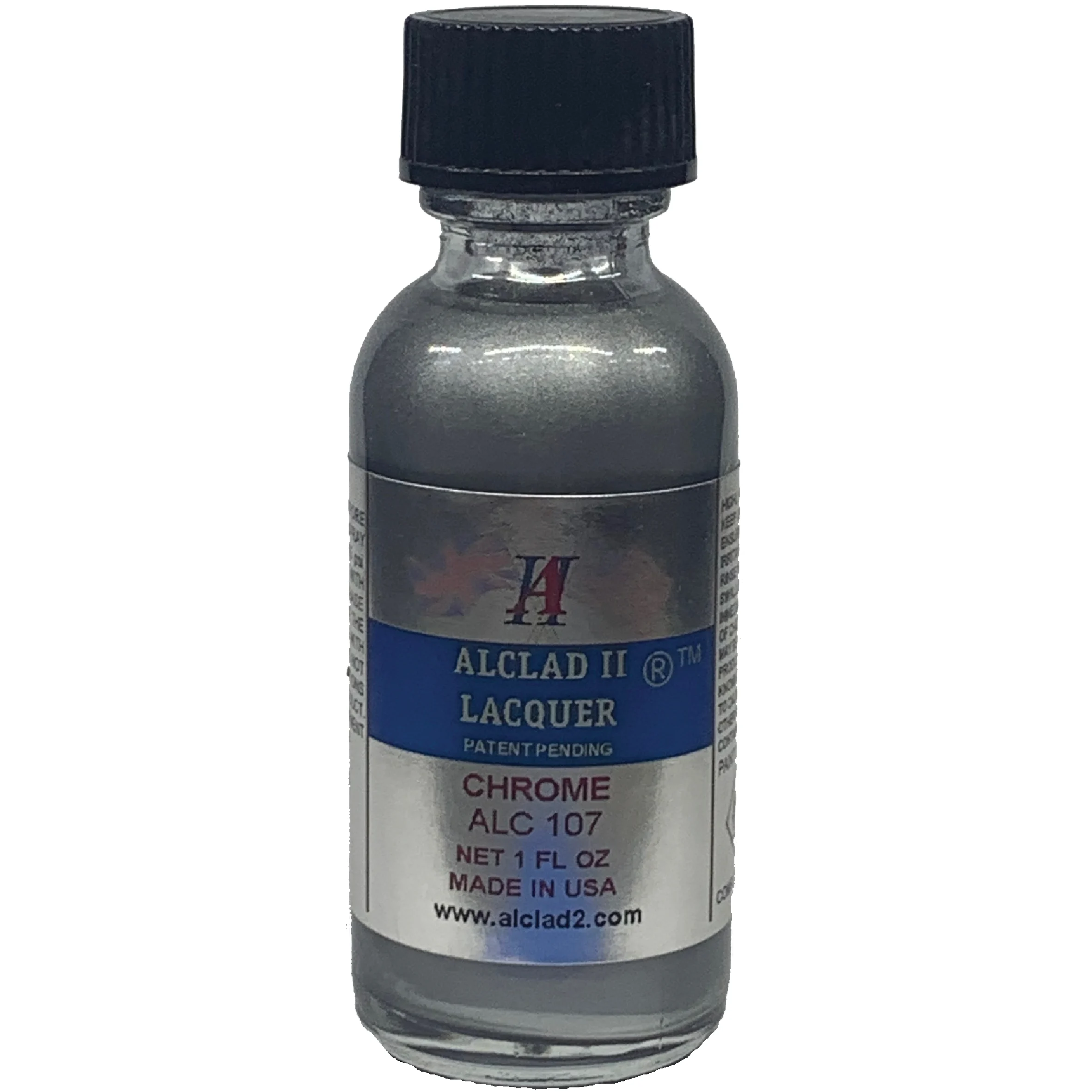 Alclad II Chrome High Shine Lacquer Paint 1 oz ALC-107