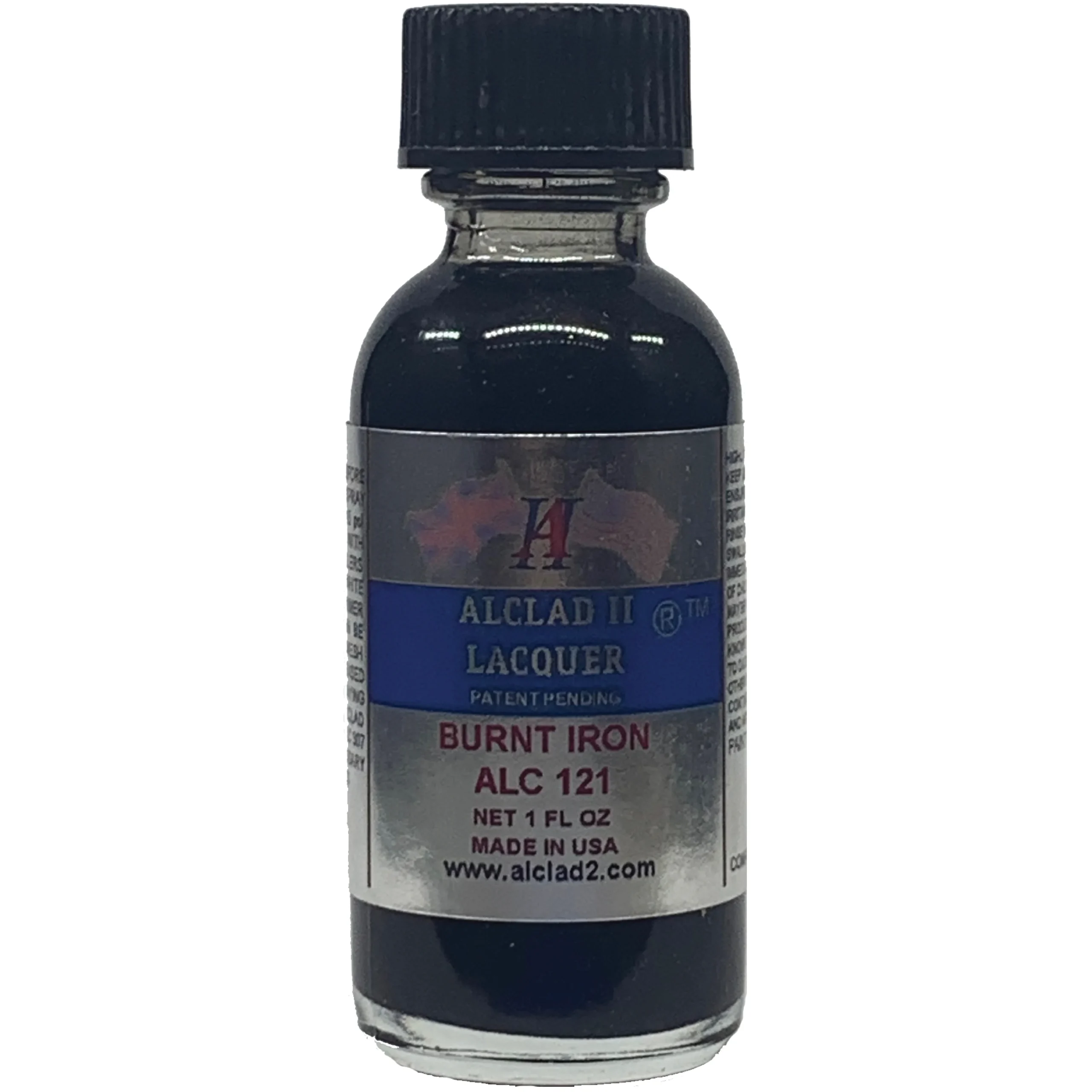 Alclad II Burnt Iron Metallic Lacquer Paint 1 oz ALC-121