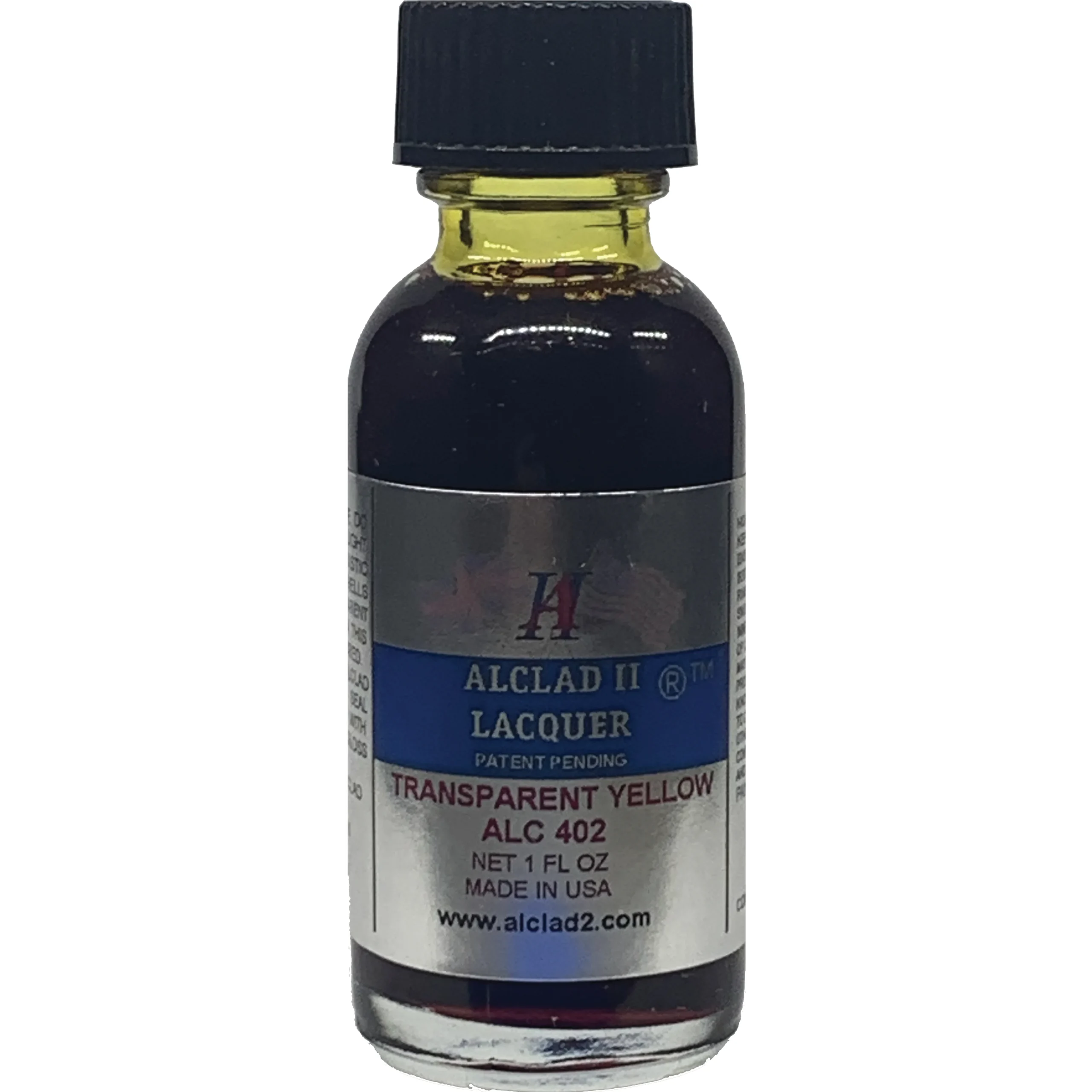 Alclad II Transparent Yellow Transparent Lacquer Paint 1 oz ALC-402