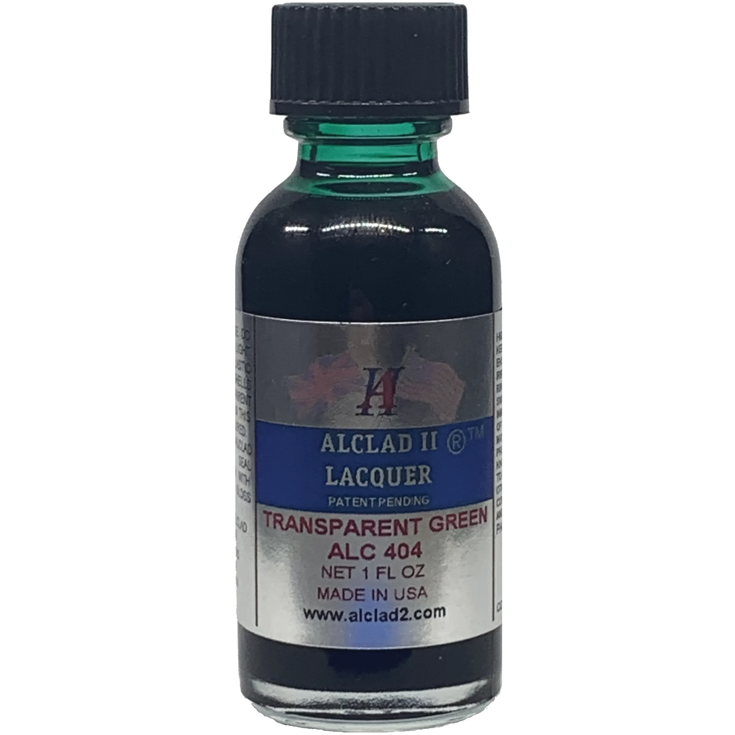 Alclad II Transparent Green Transparent Lacquer Paint 1 oz ALC-404