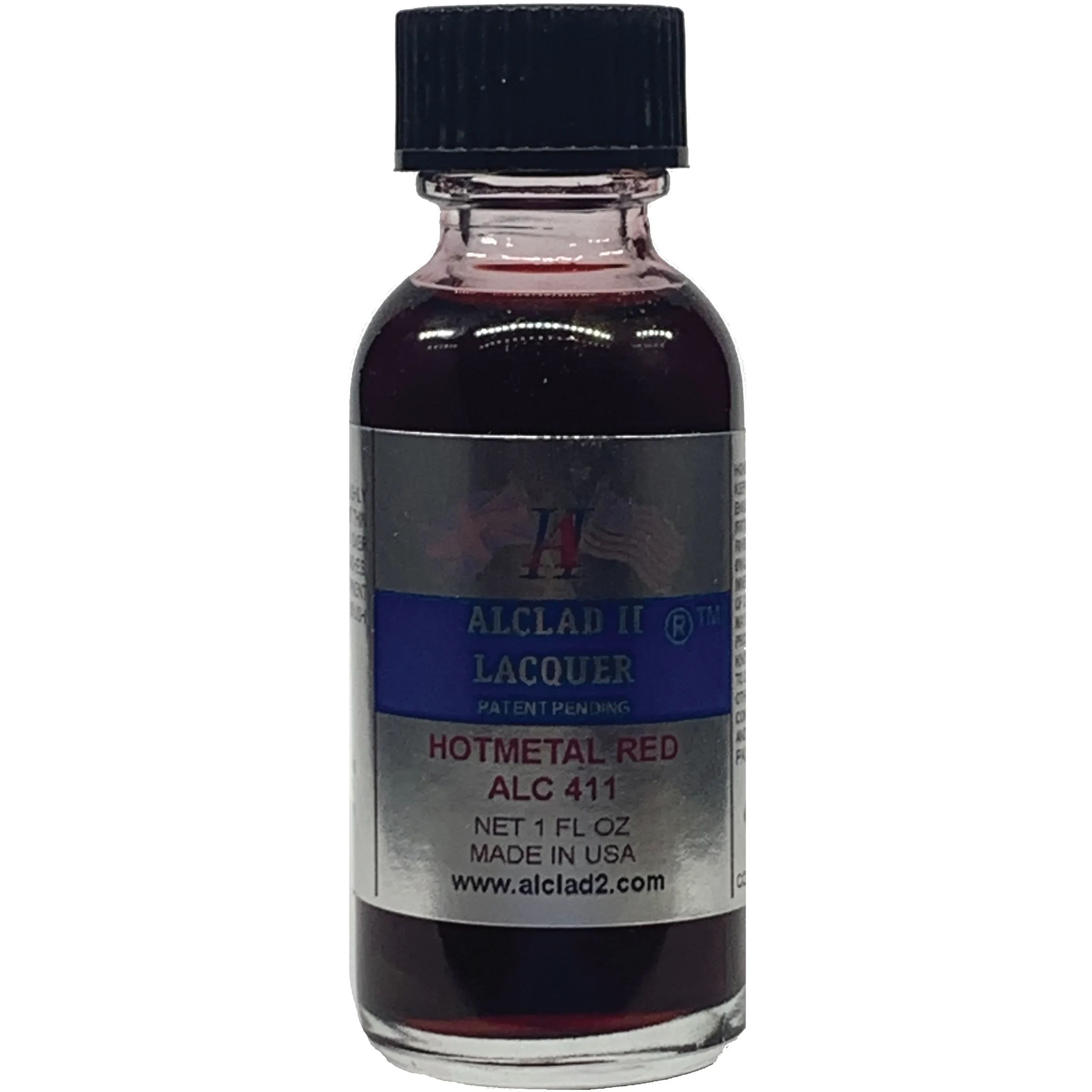 Alclad II Hot Metal Red Hot Metal Lacquer Paint 1 oz ALC-411